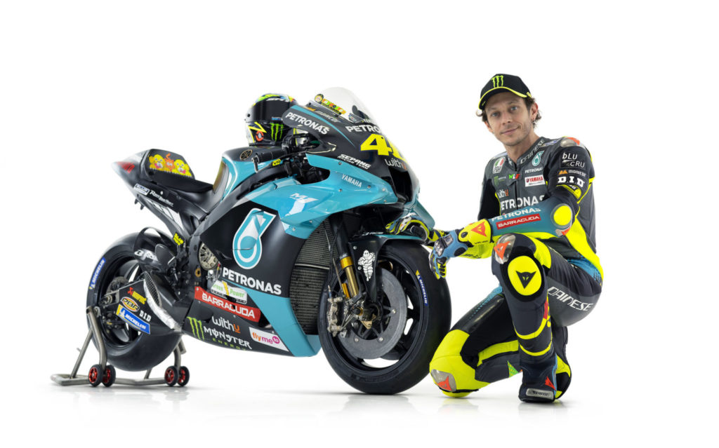 Valentino Rossi. Photo courtesy PETRONAS Yamaha SRT.