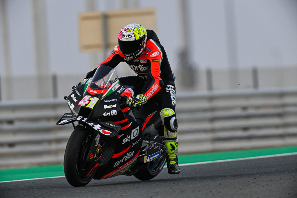 Aleix Espargaro (41). Photo courtesy Dorna.