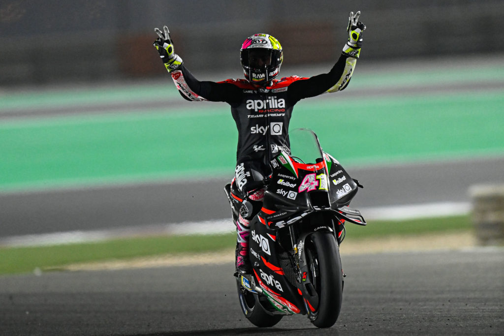 Aleix Espargaro (41). Photo courtesy Dorna