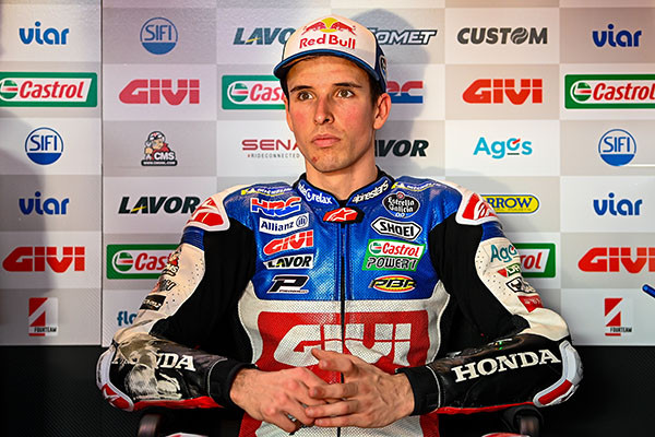 Alex Marquez. Photo courtesy LCR Honda Castrol.