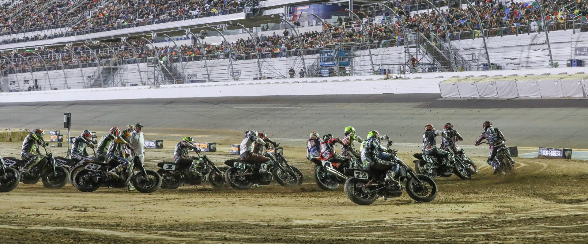 The upcoming Atlanta Super TT at Atlanta Motor Speedway will have a multi-surface track, like the 2019 Daytona TT pictured here. Photo by Brian J. Nelson.