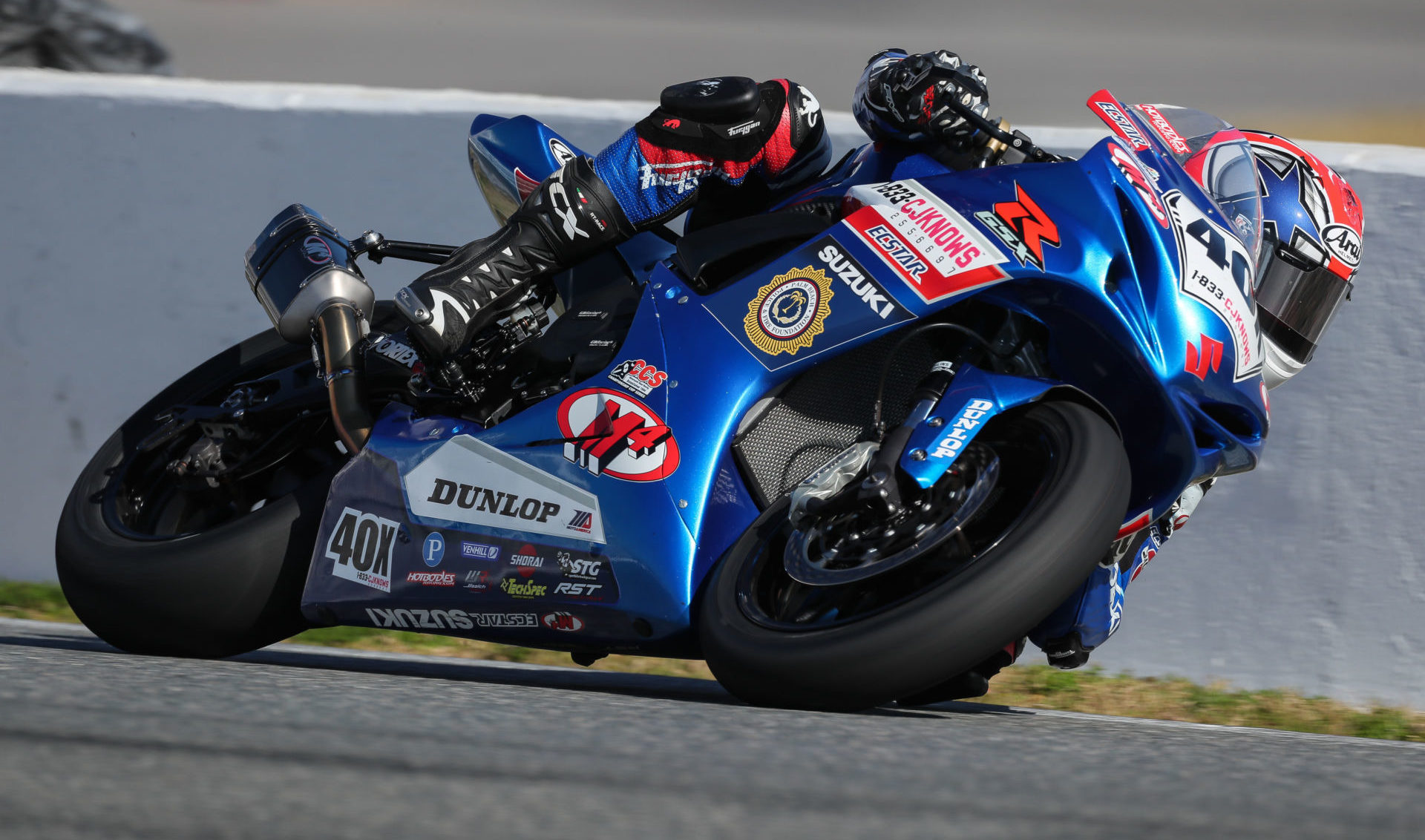 Sean Dylan Kelly (40X), as seen during the first Daytona 200 qualifying session Friday morning at Daytona International Speedway. Photo by Brian J. Nelson.