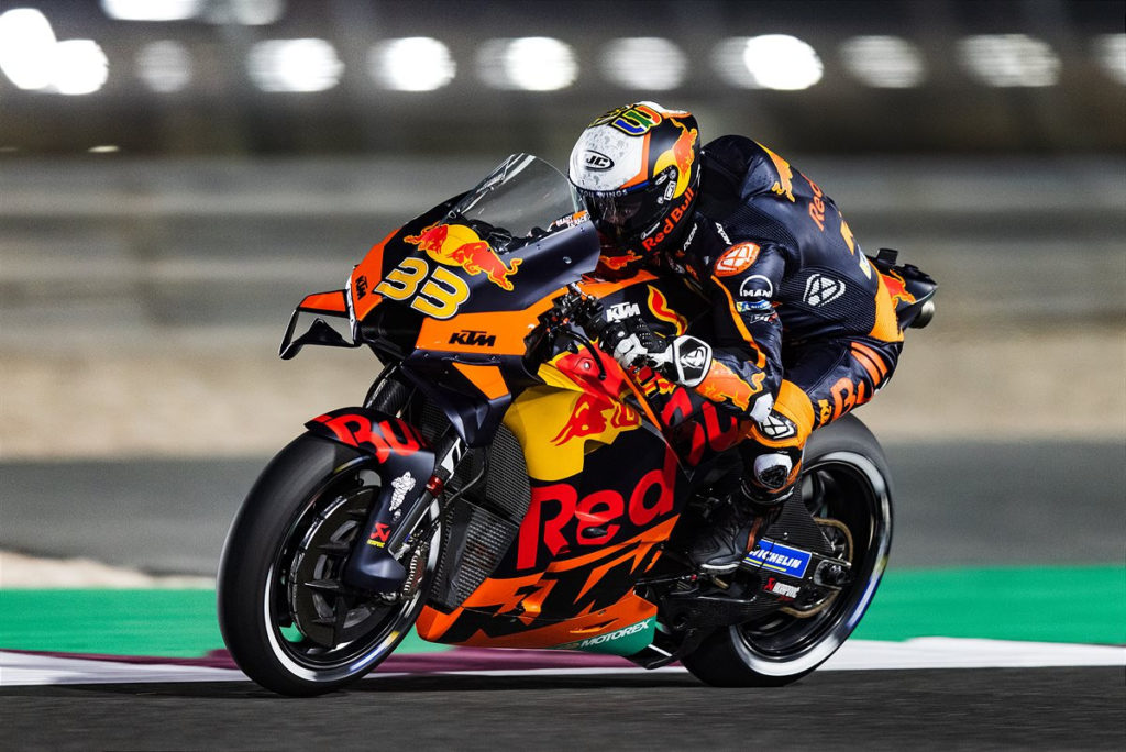 Brad Binder (33). Photo by Polarity Photo - KTM Images.