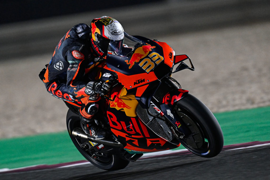 Brad Binder (33). Photo courtesy Dorna.