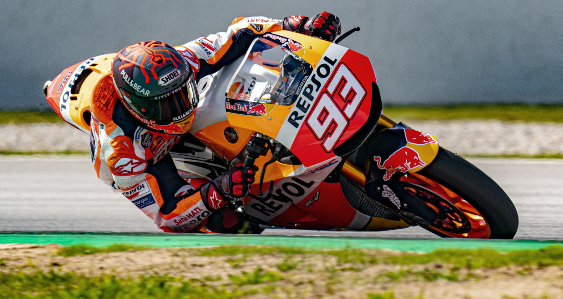 Marc Marquez (93) riding a Honda RC213V-S Tuesday at Catalunya. Photo courtesy Marc Marquez.