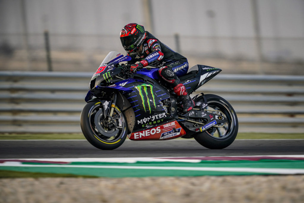 Fabio Quartararo (20). Photo courtesy Monster Energy Yamaha