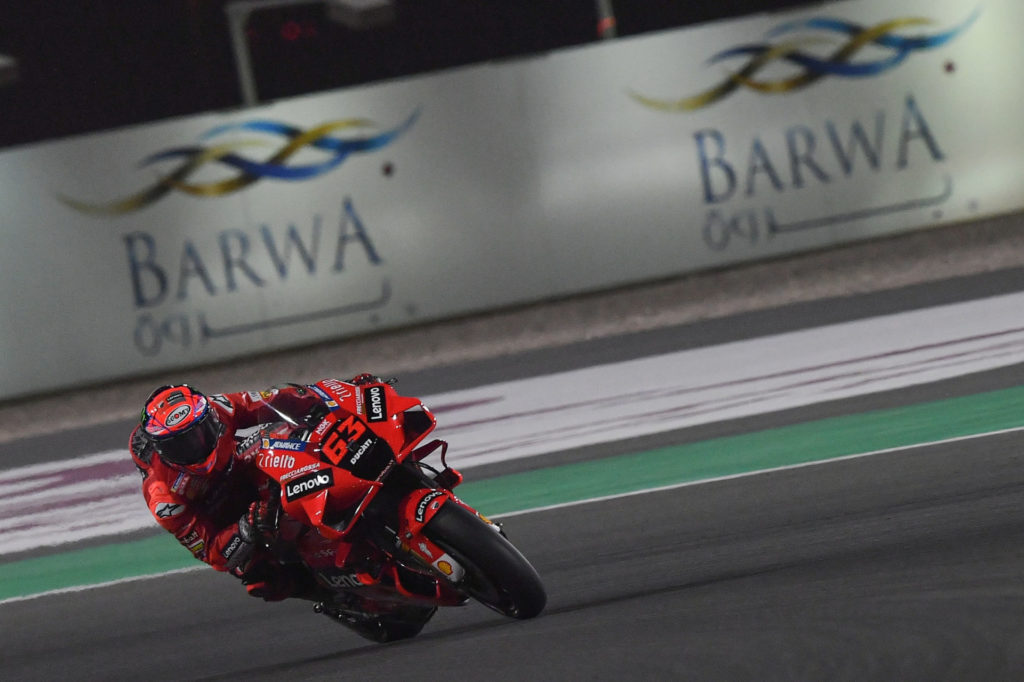 Francesco Bagnaia (63). Photo courtesy Dorna.