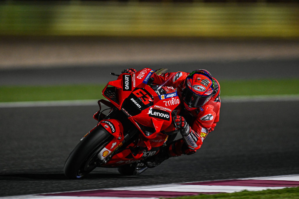 Francesco Bagnaia (63). Photo courtesy Dorna