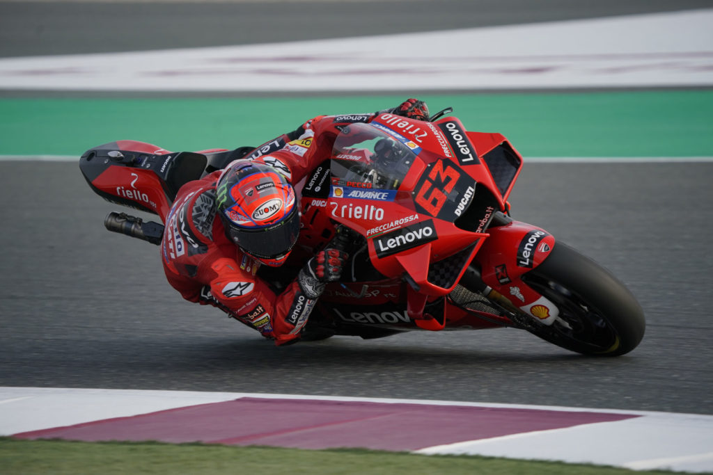 Francesco Bagnaia (63). Photo courtesy Ducati.