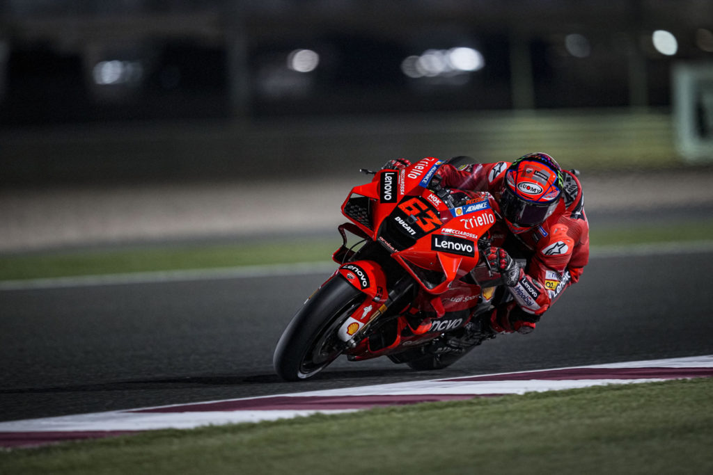 Francesco Bagnaia (63). Photo courtesy Ducati.