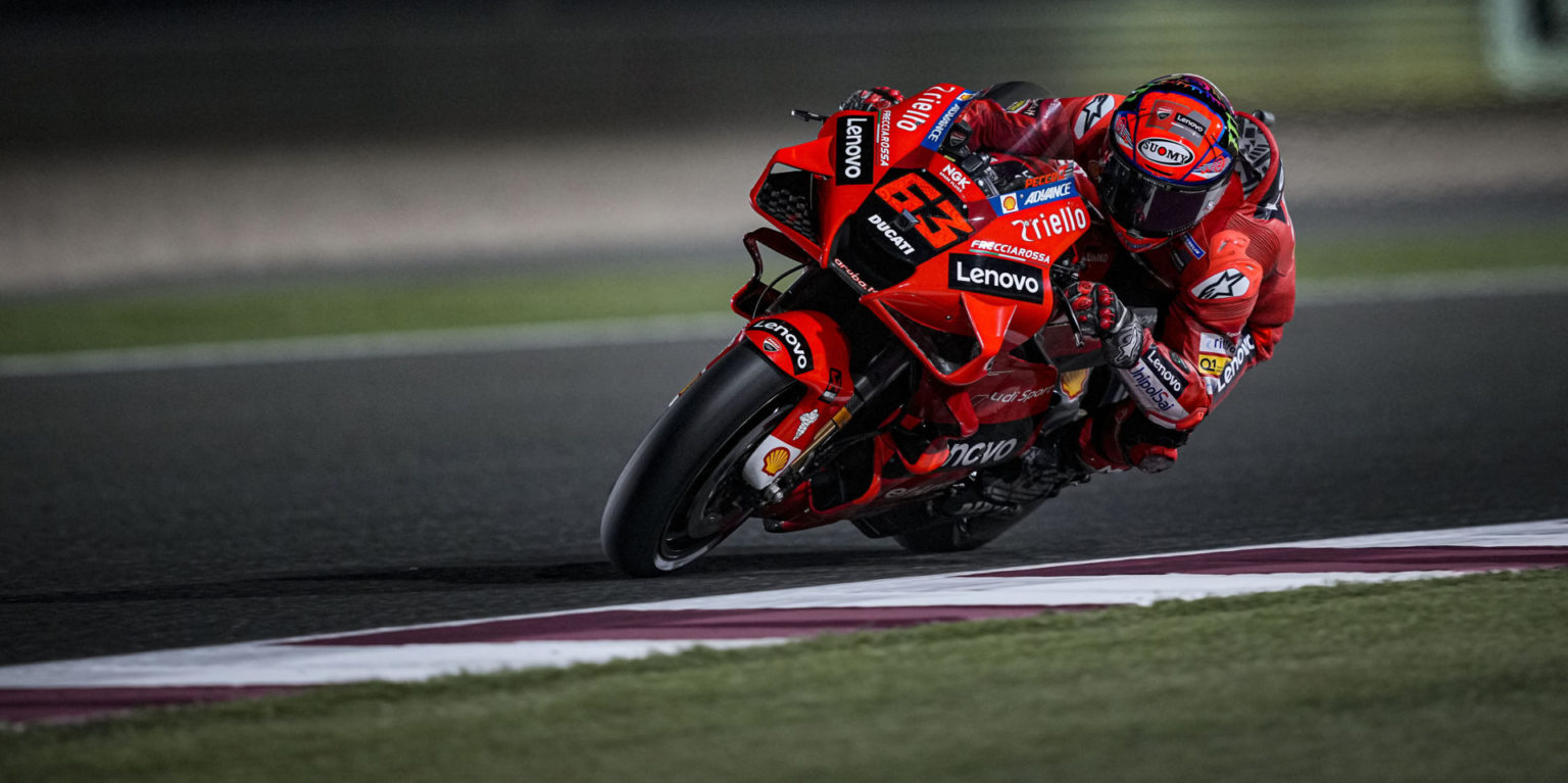 MotoGP Bagnaia Claims Pole With New Lap Record At Losail (Updated