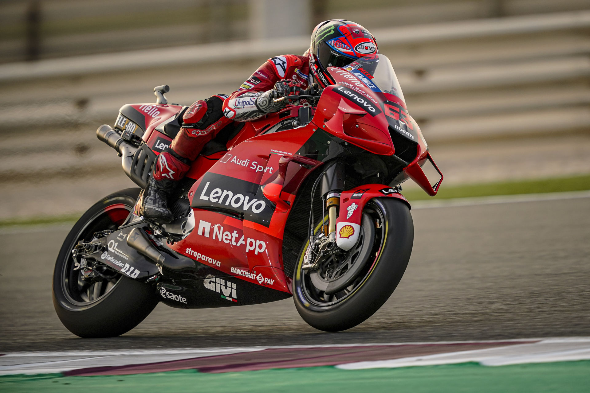 Francesco Bagnaia (63). Photo courtesy Ducati.