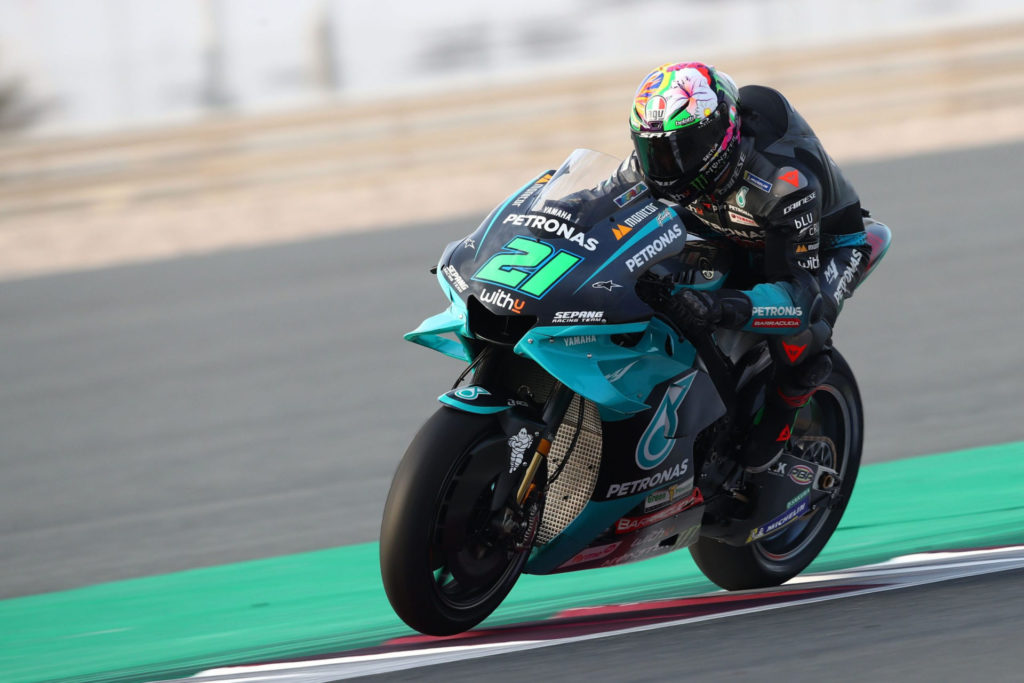 Franco Morbidelli (21). Photo courtesy PETRONAS Yamaha SRT.