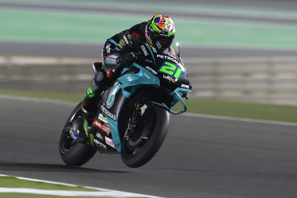 Franco Morbidelli (21). Photo courtesy PETRONAS Yamaha SRT