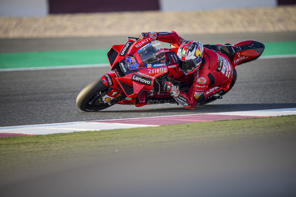 Jack Miller (43). Photo courtesy Ducati Lenovo Team.