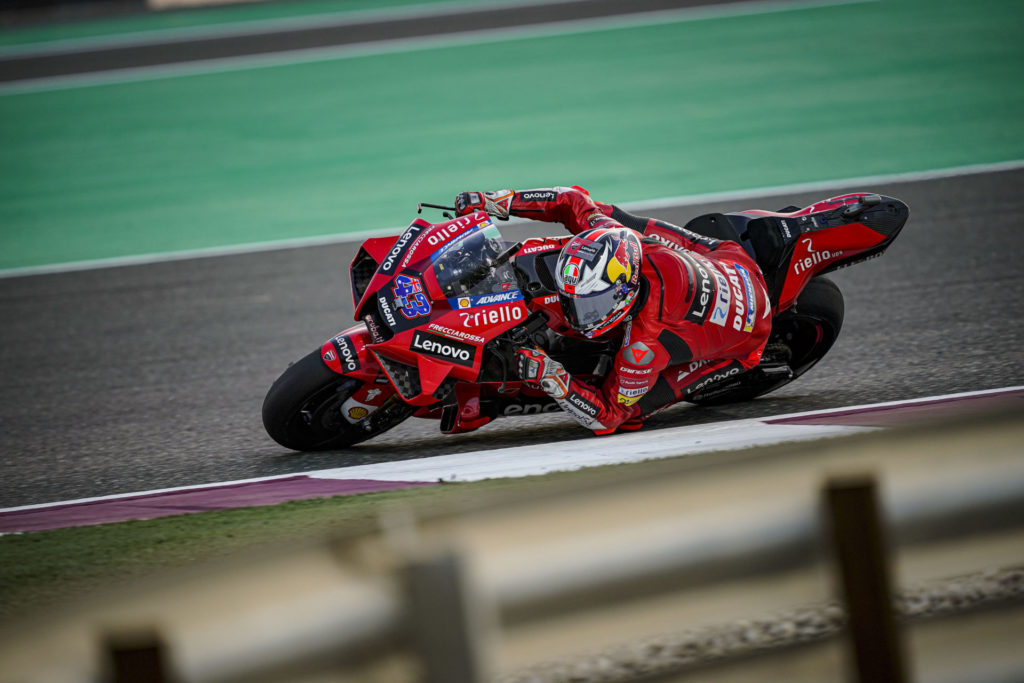 Jack Miller (43). Photo courtesy Ducati.