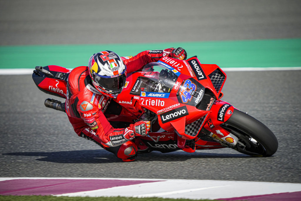 Jack Miller (43). Photo courtesy Ducati.