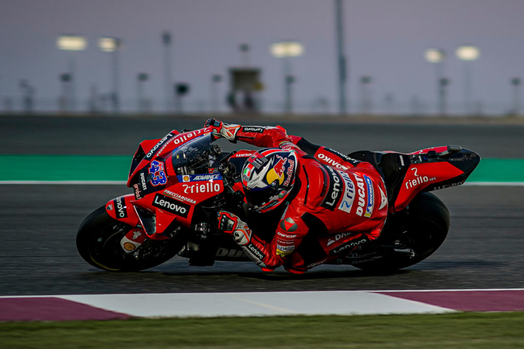 Jack Miller (43). Photo courtesy Ducati.