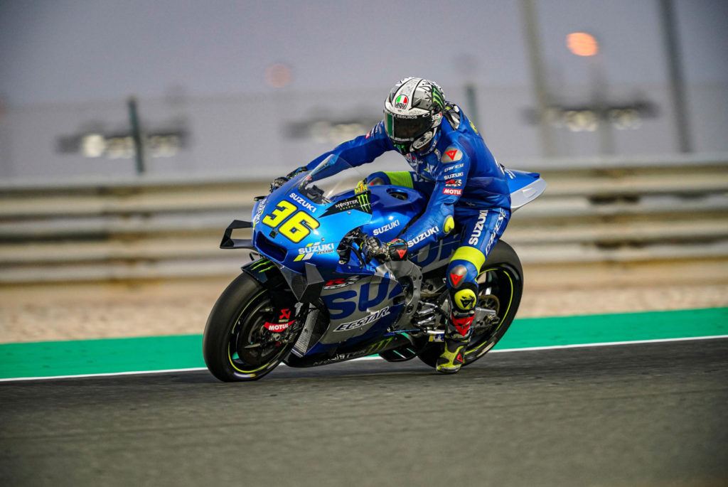 Joan Mir (36). Photo courtesy Team Suzuki ECSTAR