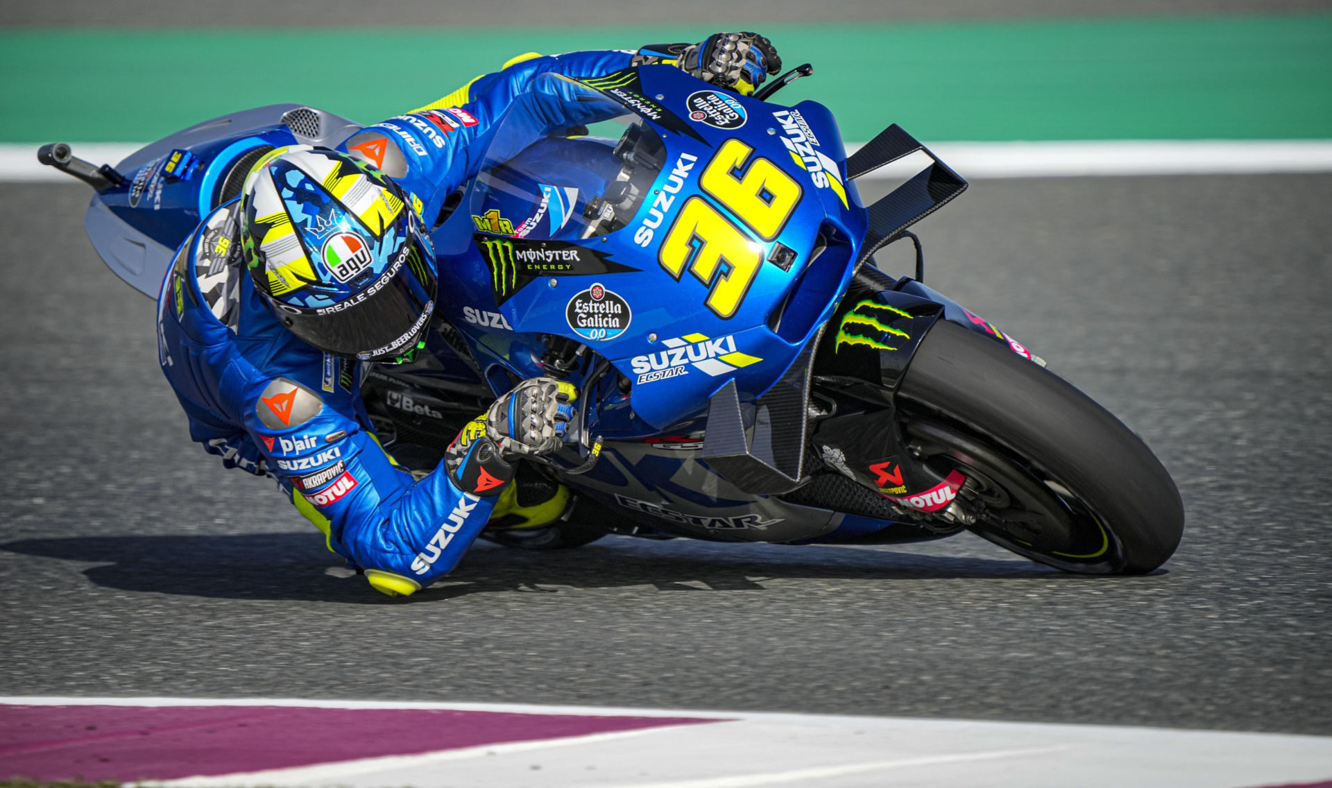 Joan Mir (36). Photo courtesy Team Suzuki ECSTAR.