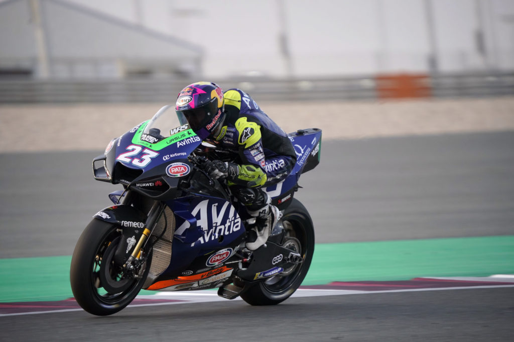 Enea Bastianini (23). Photo courtesy Avintia Esponsorama Racing