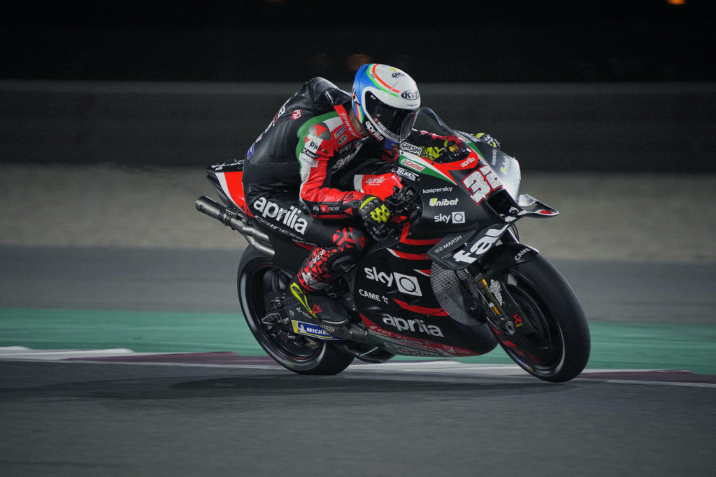 Lorenzo Savadori (32). Photo courtesy Aprilia.