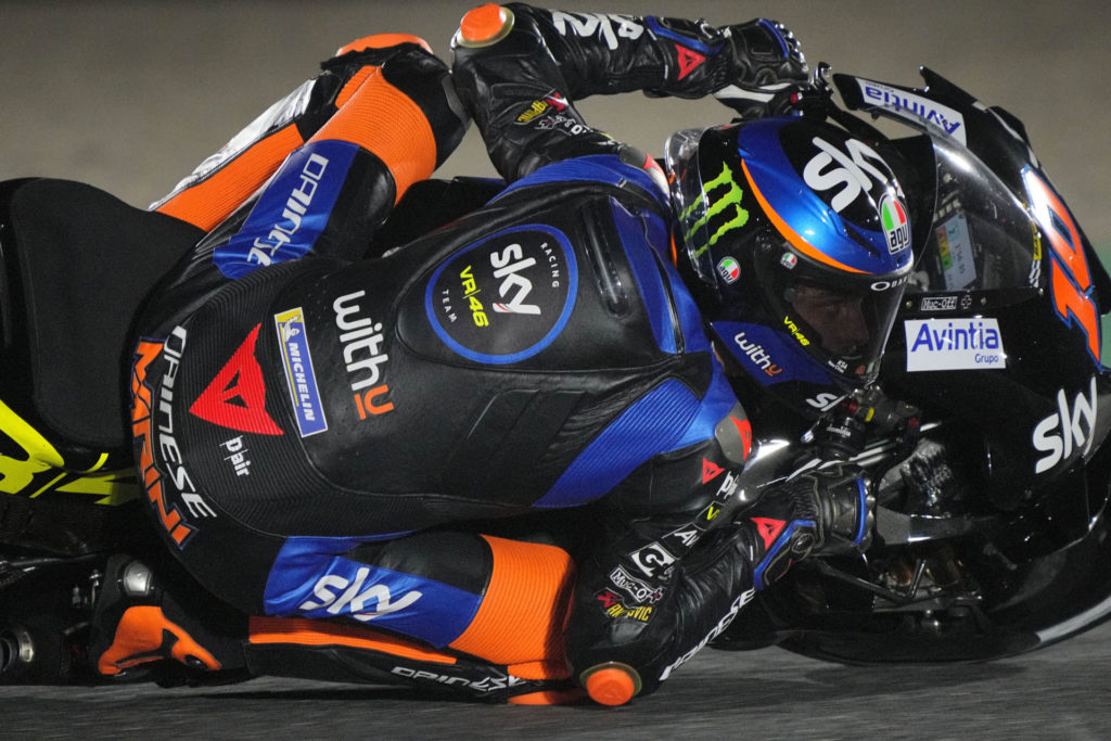 Luca Marini (10). Photo courtesy SKY Racing Team VR46.