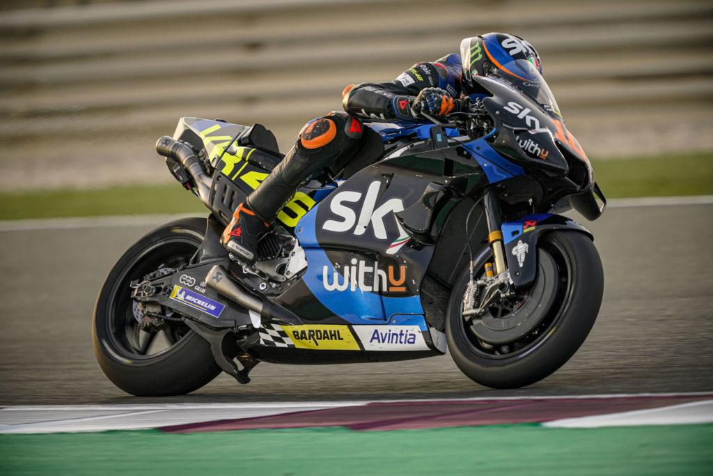 Luca Marini (10). Photo courtesy Sky Racing Team VR46