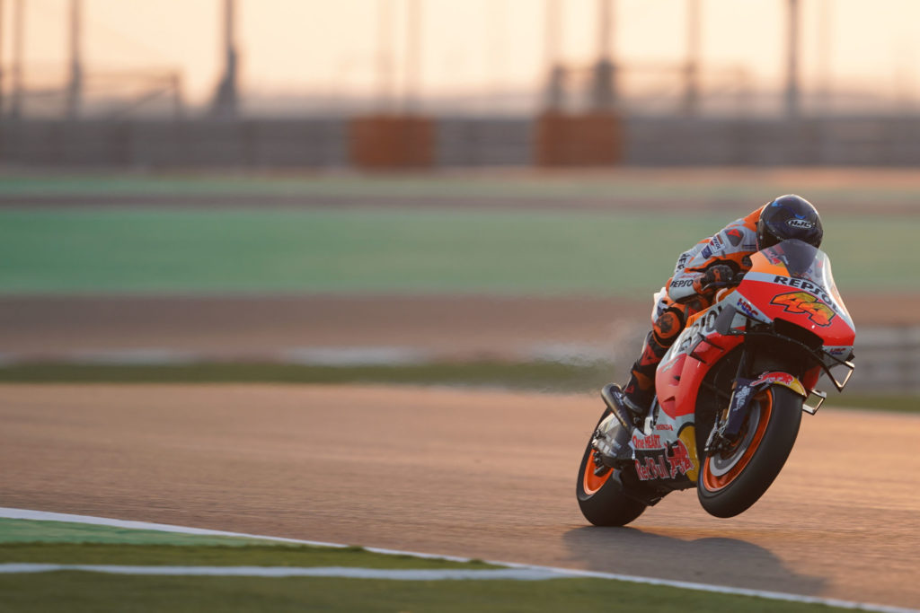 Pol Espargaro (44). Photo courtesy Repsol Honda.