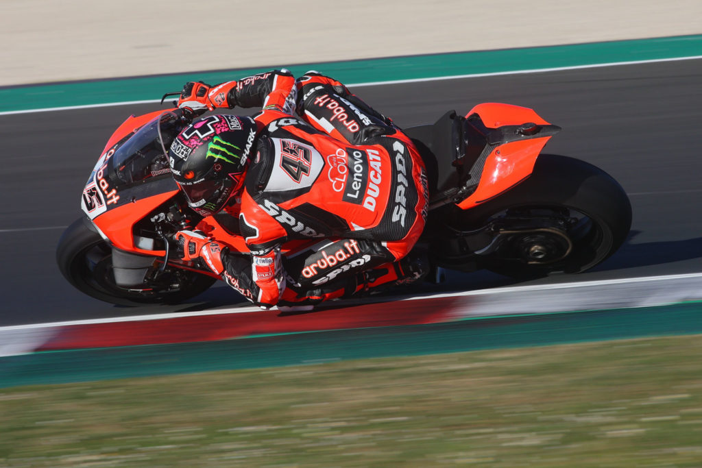 Scott Redding (45). Photo courtesy Dorna WorldSBK Press Office.