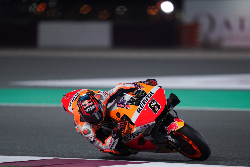 Stefan Bradl (6). Photo courtesy Repsol Honda.