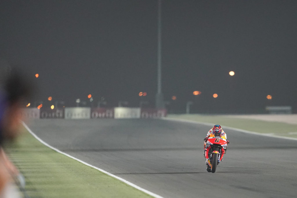 Stefan Bradl (6). Photo courtesy Repsol Honda.