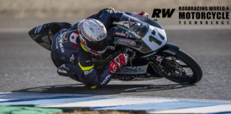 Torin Collins (17) raced in the ultra-competitive European Talent Cup in 2020 and he's returning to the same series in 2021. Photo by Manuel Tormo Sanchez.