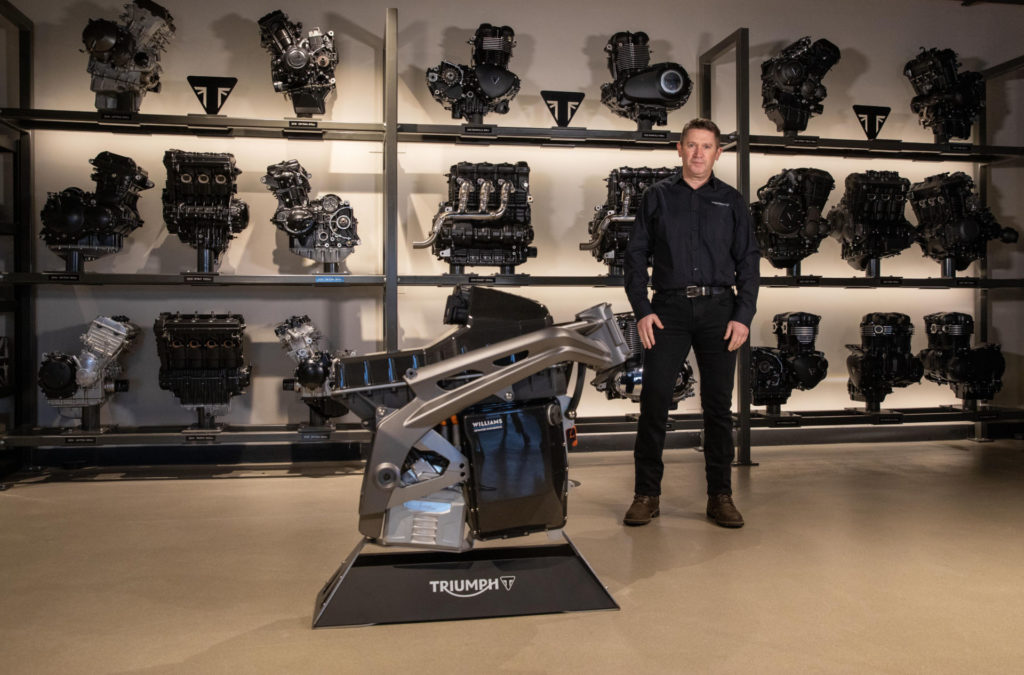 Steve Sargent, Triumph’s Chief Product Officer. Photo courtesy Triumph.