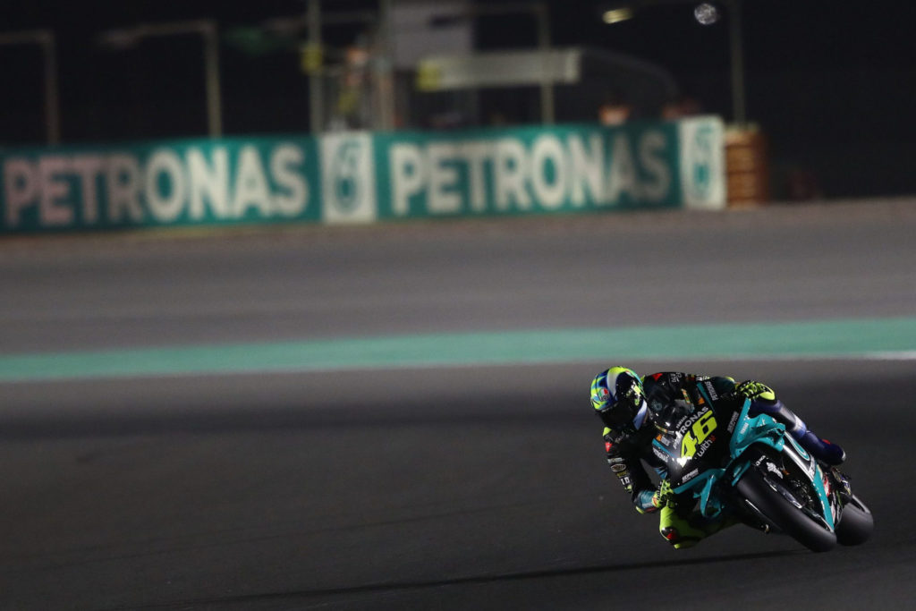 Valentino Rossi (46). Photo courtesy PETRONAS Yamaha SRT.