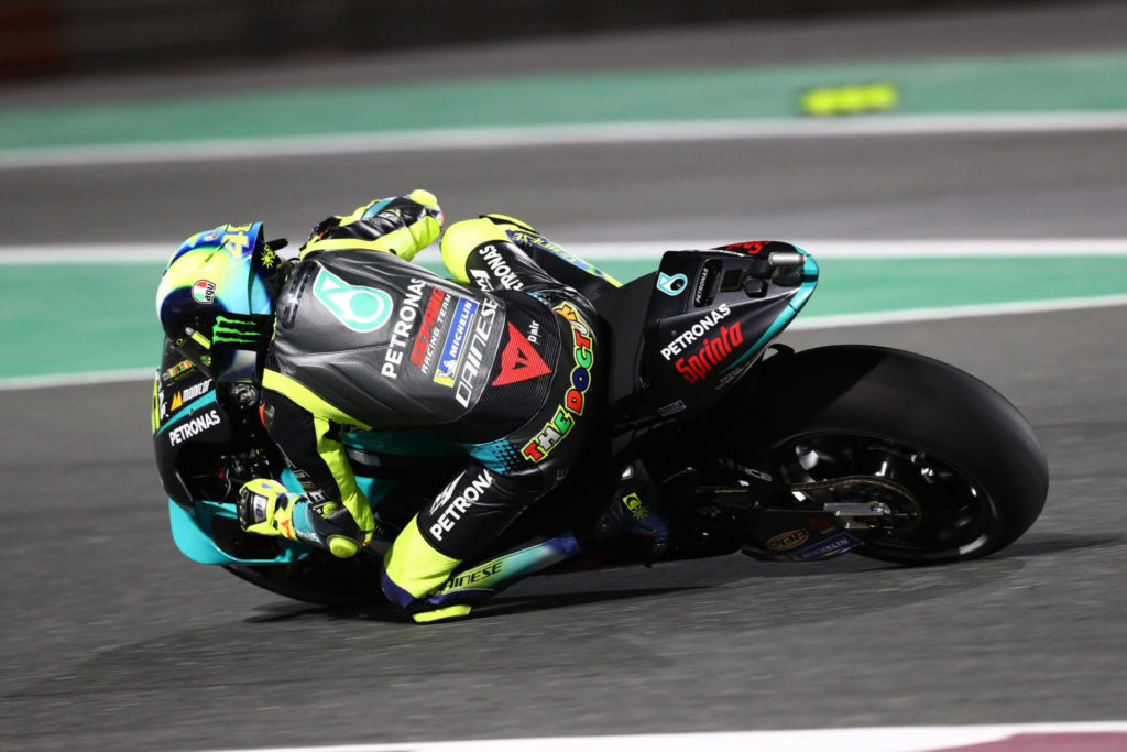 Valentino Rossi (46). Photo courtesy PETRONAS Yamaha SRT.