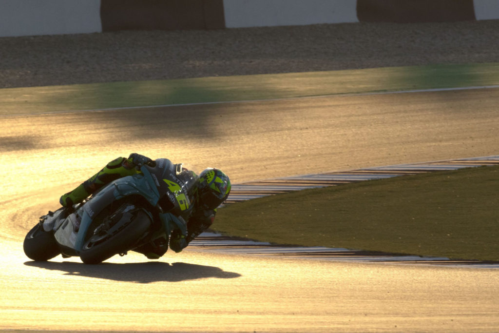 Valentino Rossi (46). Photo courtesy PETRONAS Yamaha SRT.