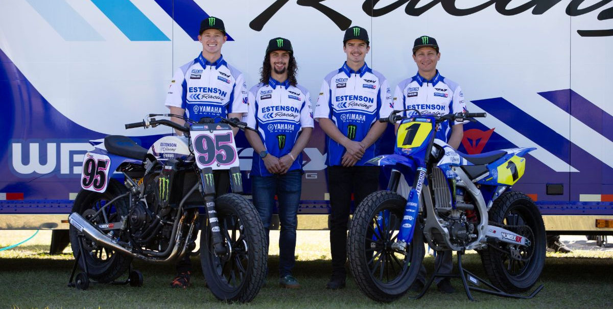 Estenson Racing riders (from left) Kolby Carlile, JD Beach, Dallas Daniels, and Mikey Rush. Photo courtesy Estenson Racing.