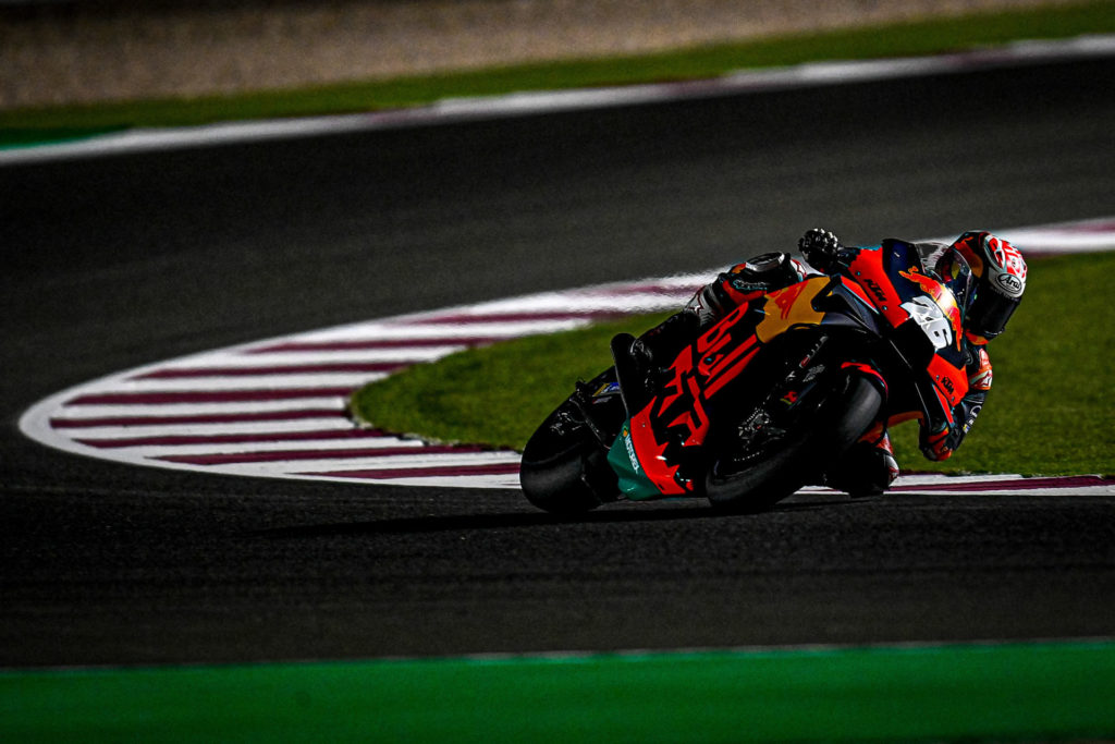 KTM test rider Dani Pedrosa (26). Photo courtesy Dorna.