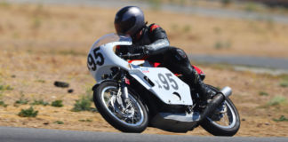 Andrew Mauk (X95). Photo by etechphoto.com, courtesy AHRMA.