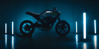 The Husqvarna E-Pilen electric-powered concept streetbike. Photo courtesy Husqvarna Motorcycles.
