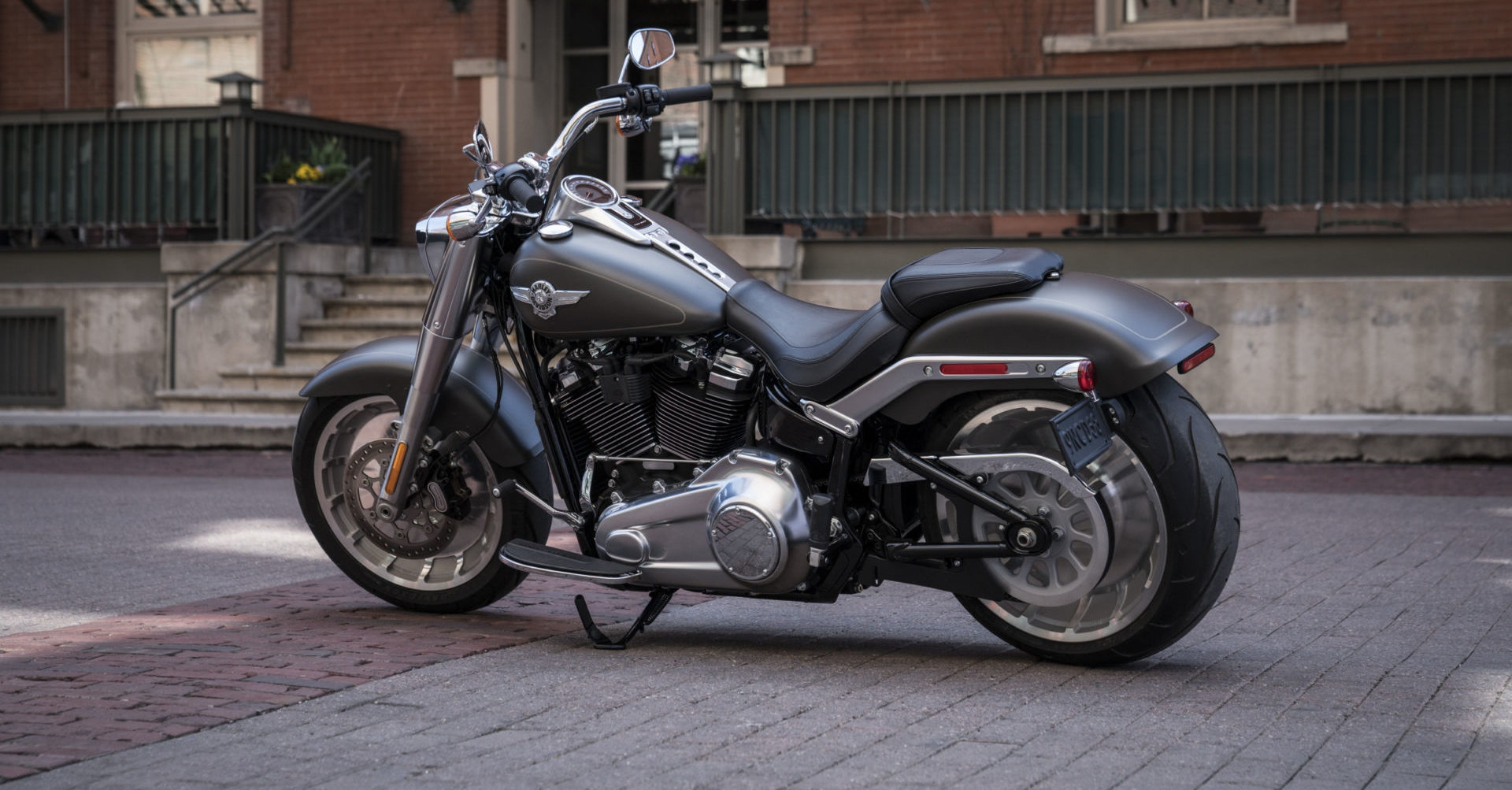 A Harley-Davidson Fat Boy. Photo courtesy Harley-Davidson.