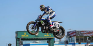 JD Beach (95) airborne during an event in 2019. Photo by Scott Hunter, courtesy AFT.