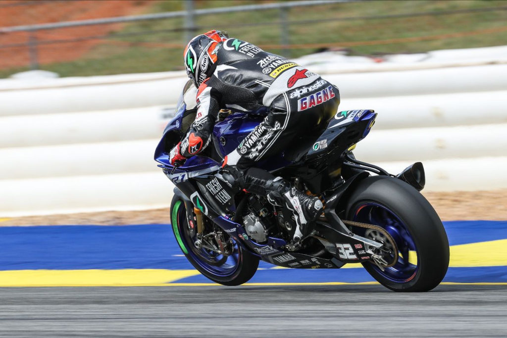 Jake Gagne (32). Photo by Brian J. Nelson, courtesy MotoAmerica.