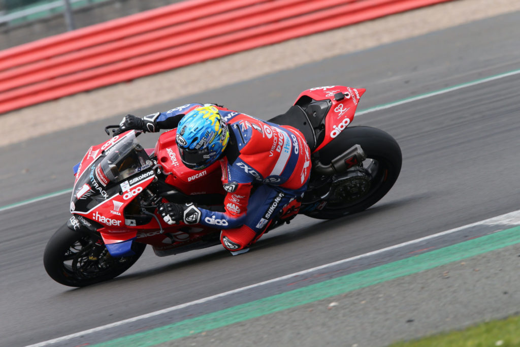 Josh Brookes (1). Photo by DoubleRed Photographic, courtesy VisionTrack Ducati.