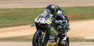 Kyle Wyman (33). Photo by Brian J. Nelson, courtesy Ducati North America.
