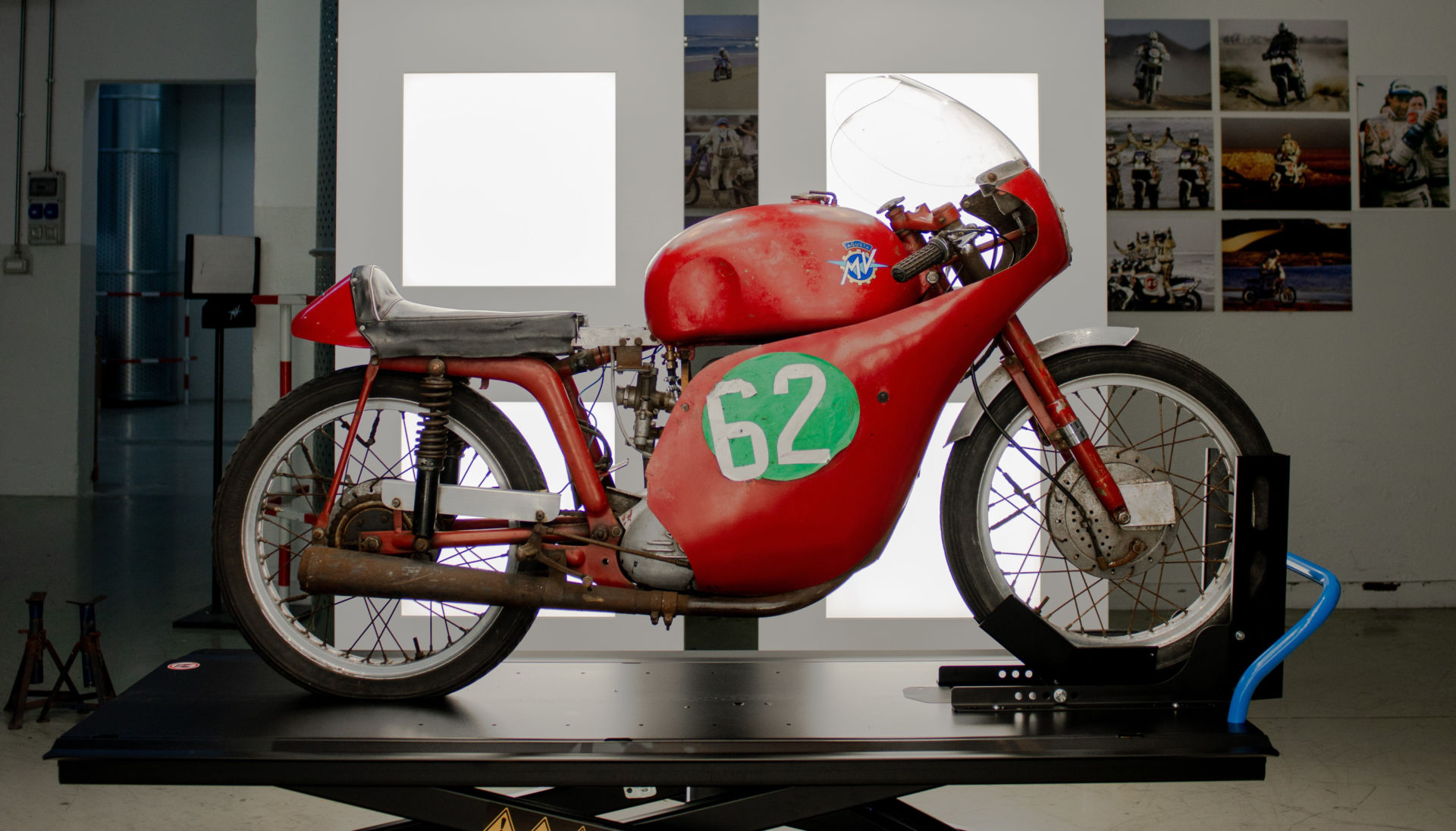 A 1950’s era MV Agusta CSS 175/204cc racing model. Photo courtesy MV Agusta.