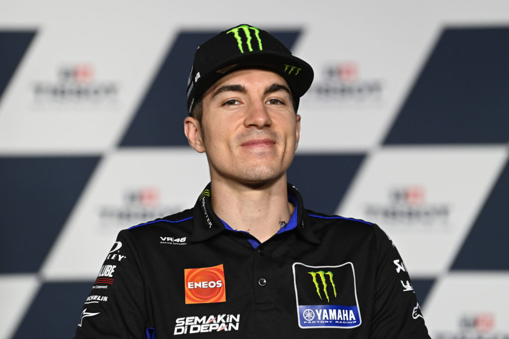 Maverick Vinales. Photo courtesy Dorna.