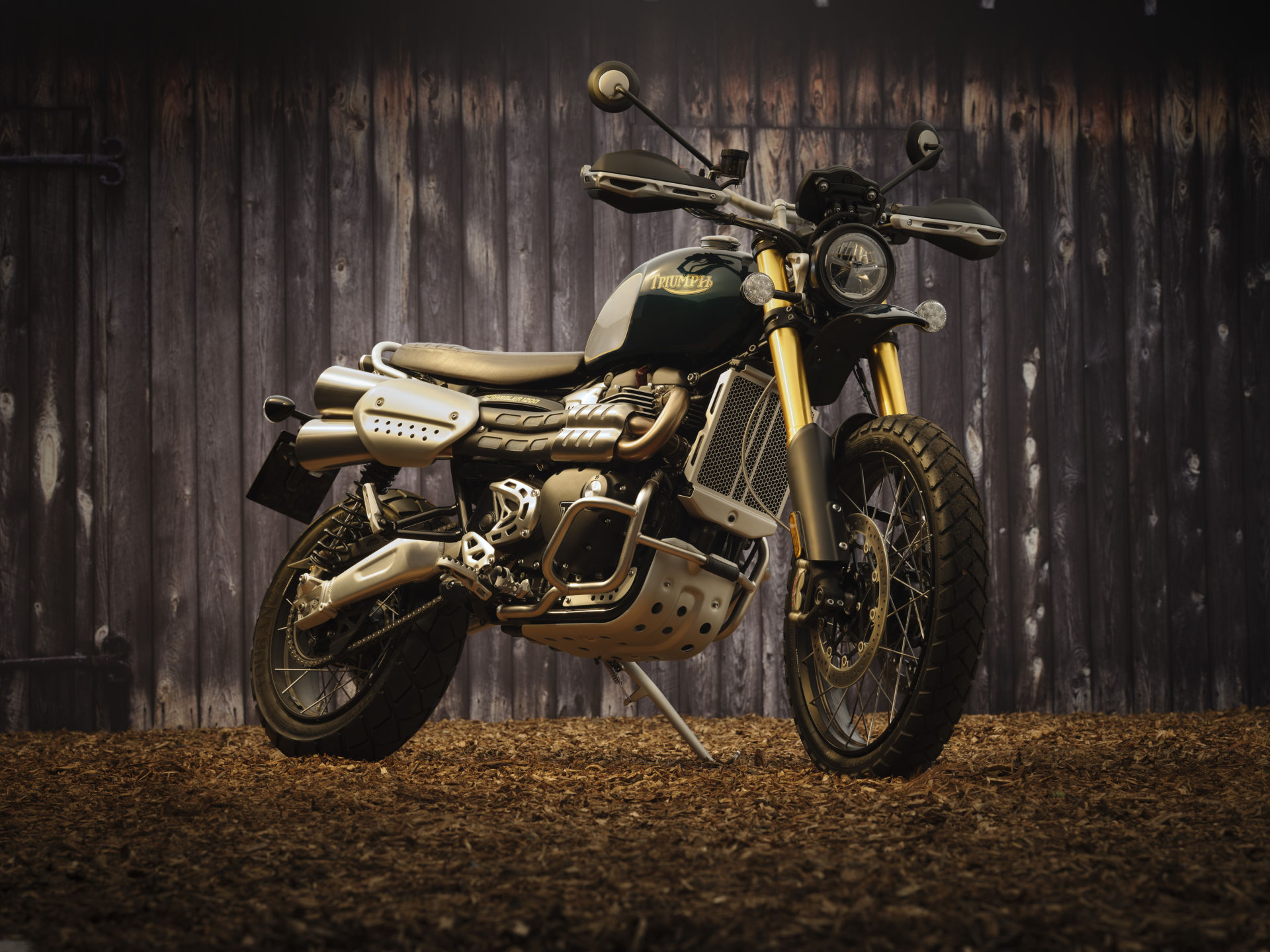 A 2022-model Triumph Scrambler 1200 Steve McQueen Edition. Photo courtesy Triumph.