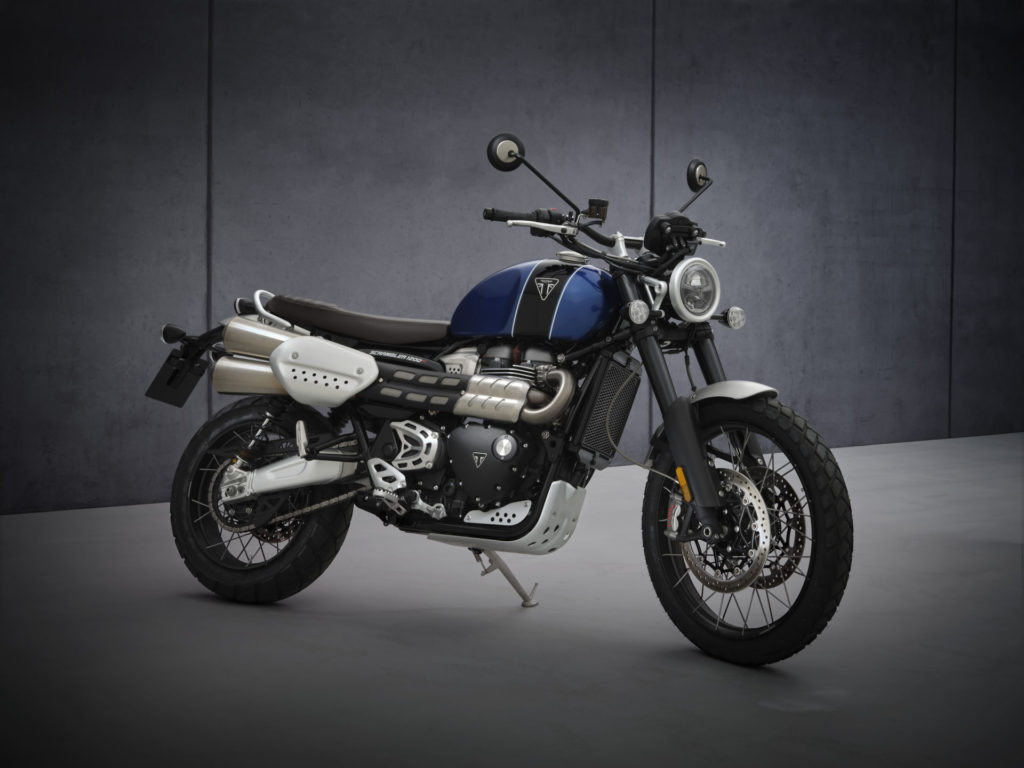 A 2022-model Triumph Scrambler 1200 XC. Photo courtesy Triumph.